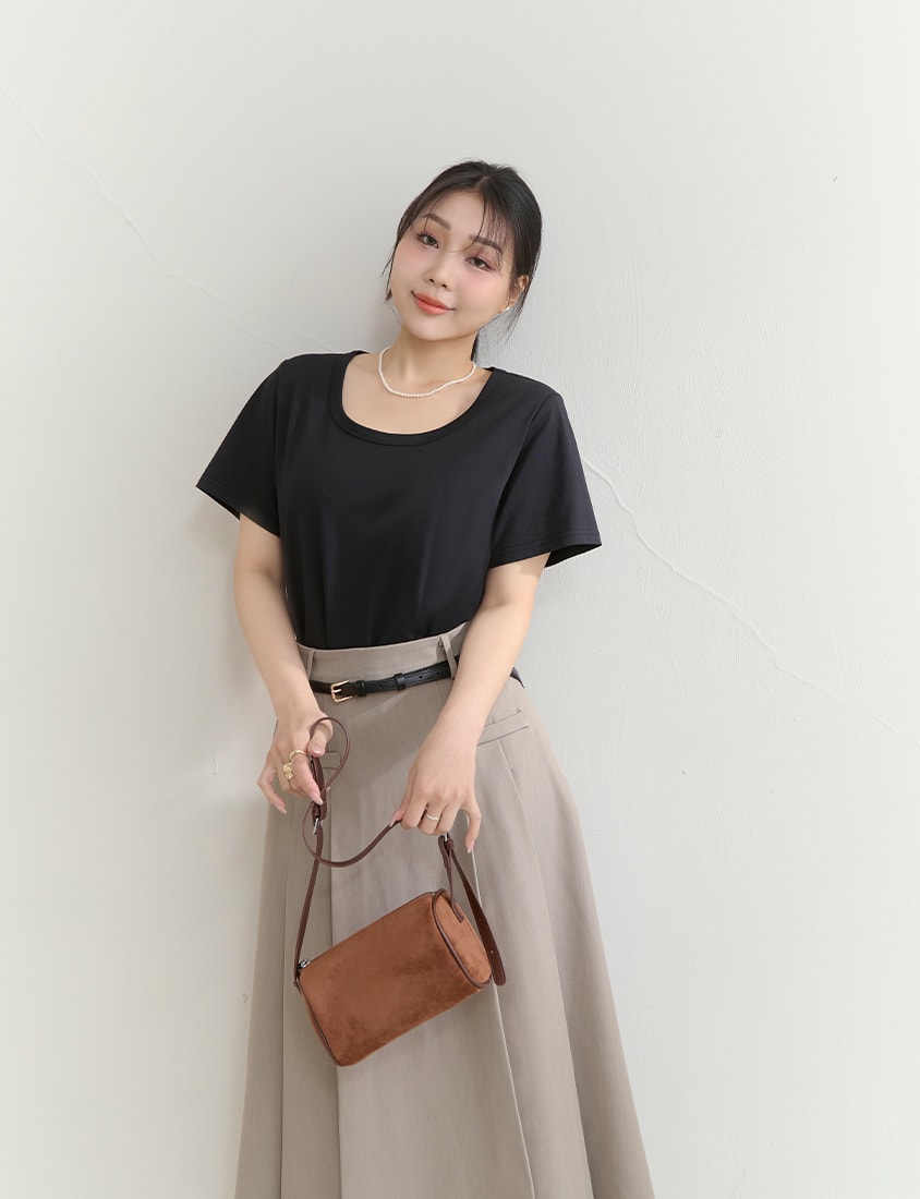 Upgraded 2.0! U-Neck Plus Size Slim Tee