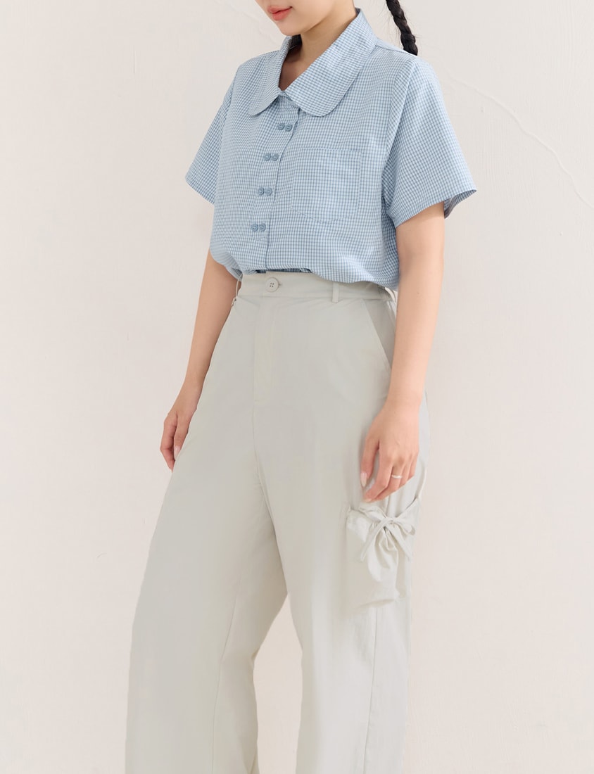 Instant Cooling UV-Protection Tie-Waist Plus Size Utility Pants