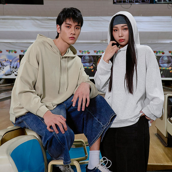 Sand Washed Cloud Cotton Oversize Plus Size Hoodie (Unisex)