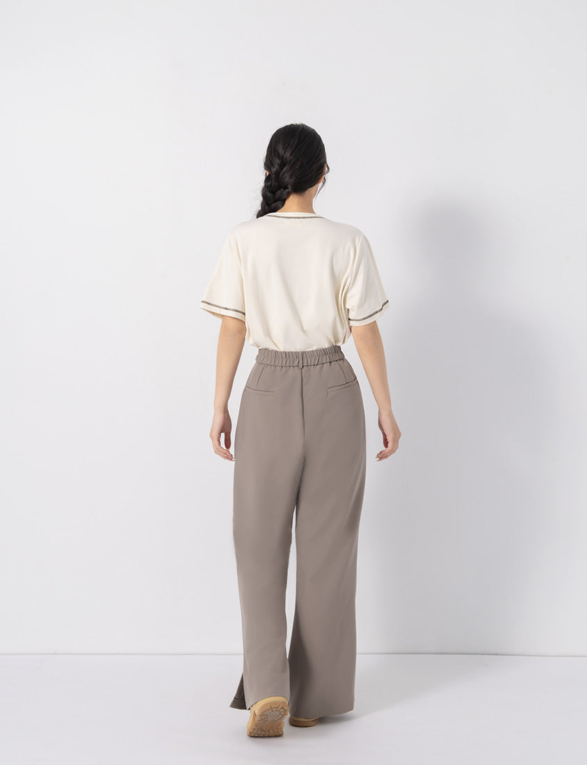 Perfect Proportion Slim Fit Plus Size Flared Trousers (Regular)