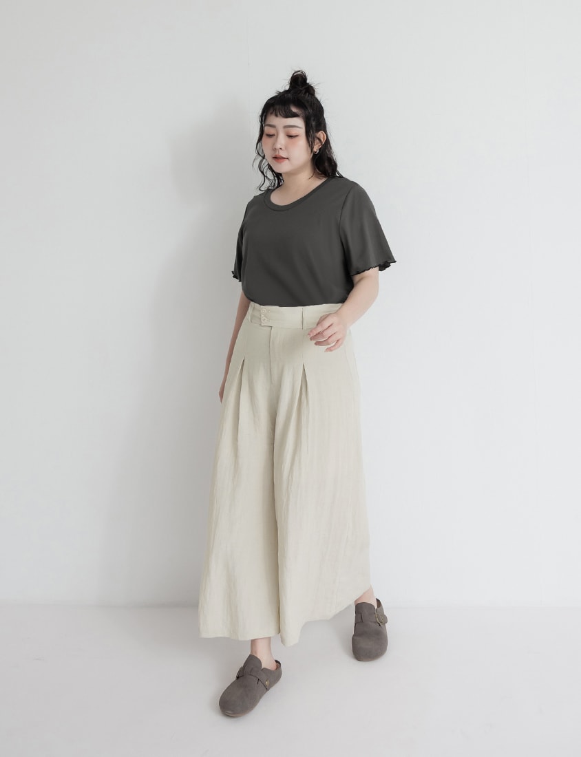 (Crew Neck) Zero Sweat Mark Cooling Plus Size Tee
