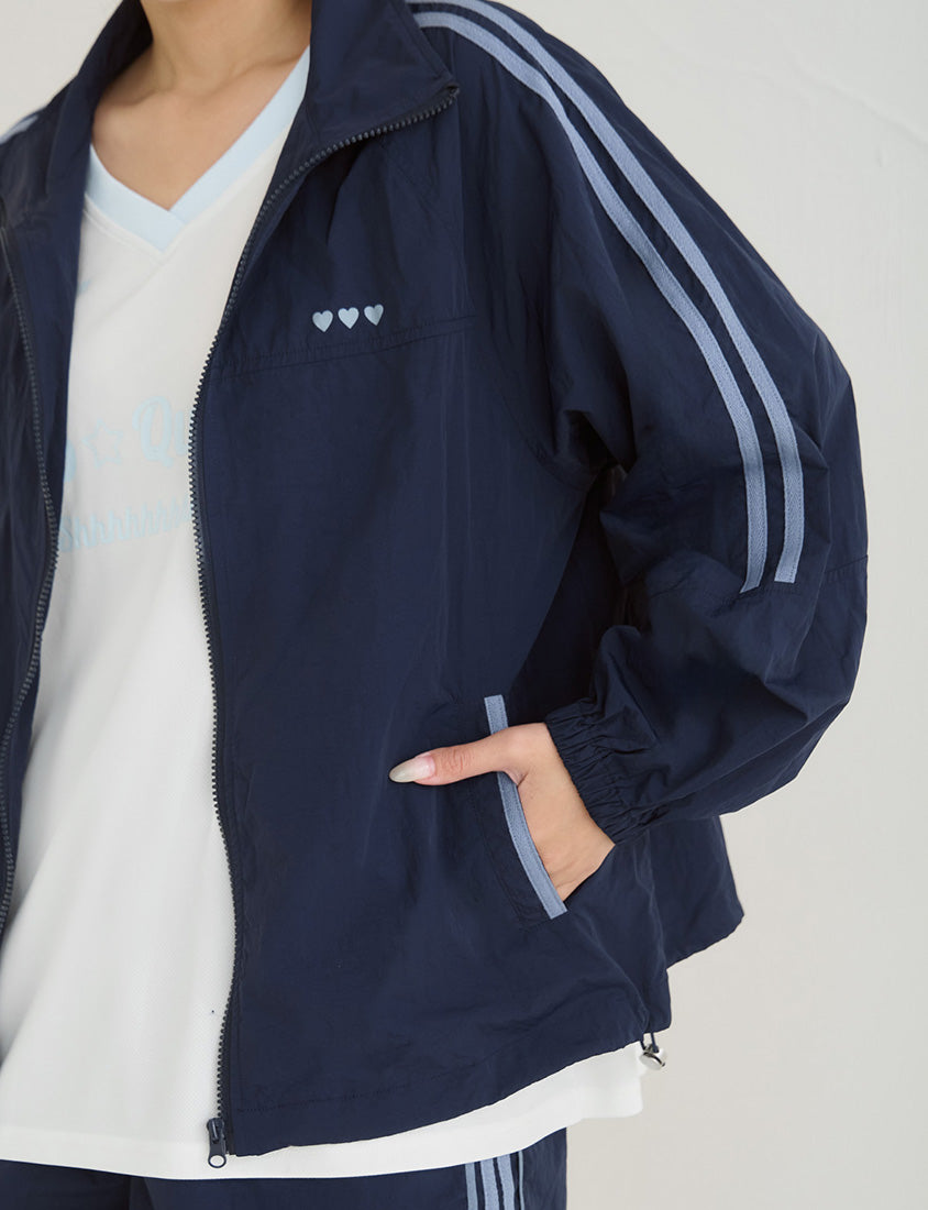 Instant Icy Cooling Contrast Sport Plus Size Jacket