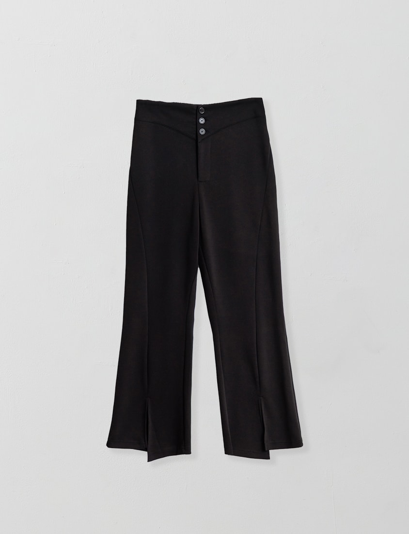 Instant Cool Cloud Cotton  Plus Size Flare Pants (Long)