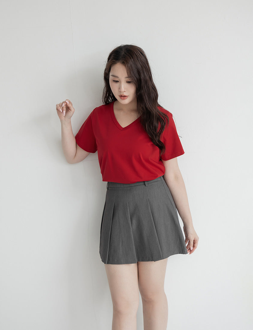 Upgraded 2.0! V-Neck Plus Size Slim Tee