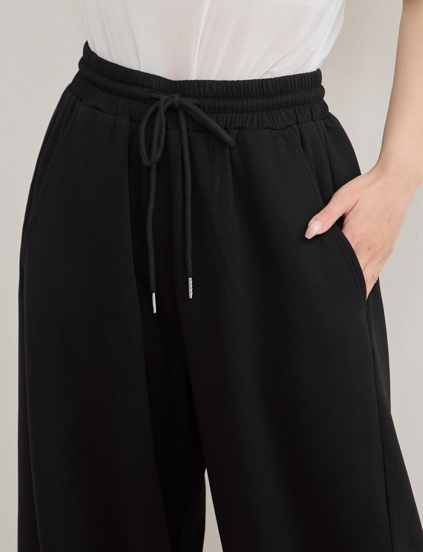 Instant Cool Cloud Cotton Slim Plus Size Curved Pants
