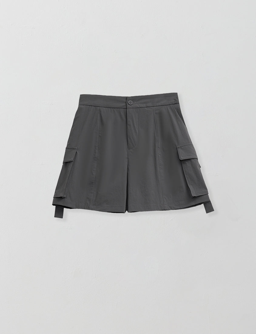 Instant Cooling UV-Protection Stitch Plus Size Utility Shorts