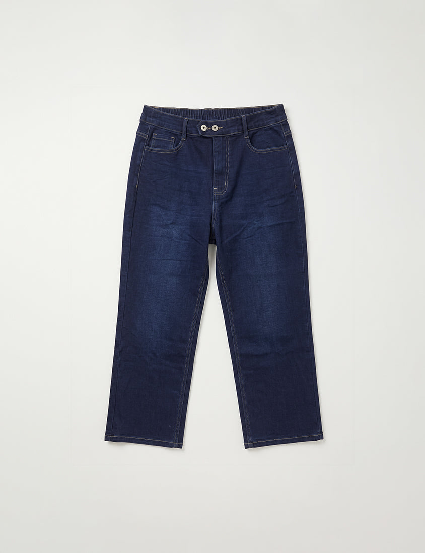 Zero Restriction Cloud Denim Plus Size Cropped Jeans (Regular)