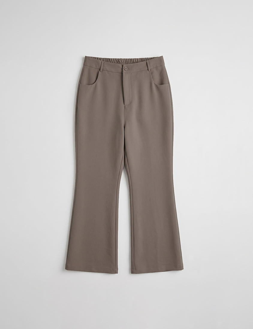 Perfect Proportion Slim Fit Plus Size Flared Trousers (Regular)