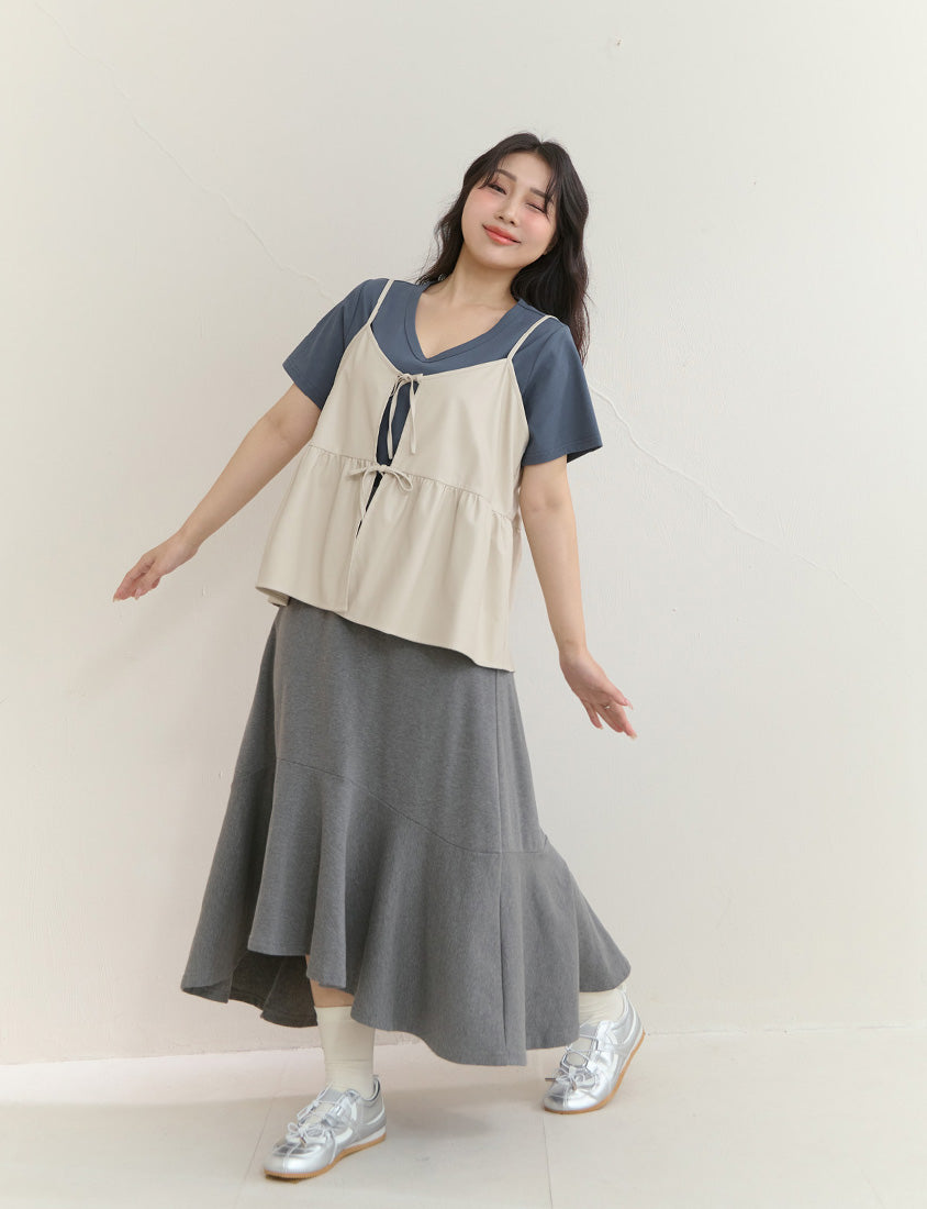 Upgraded 2.0! V-Neck Plus Size Slim Tee