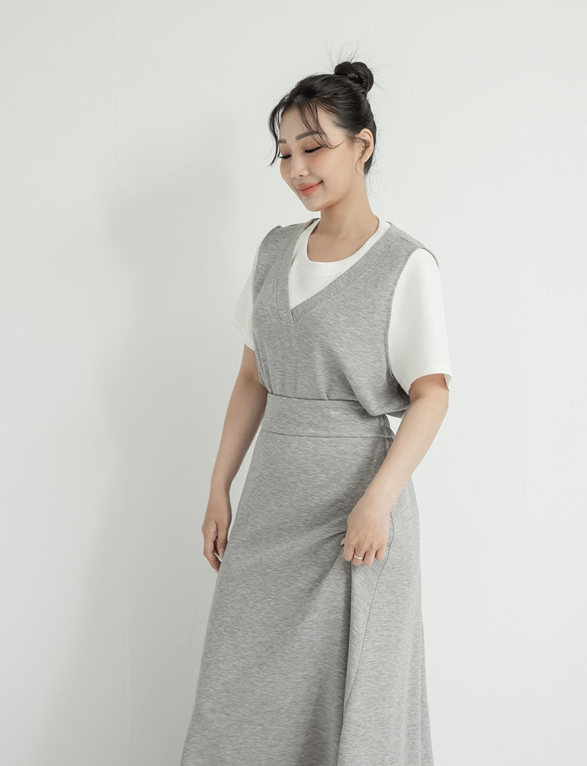 Instant Icy Cooling Cloud Cotton High Waist A-Line Plus Size Maxi Skirt
