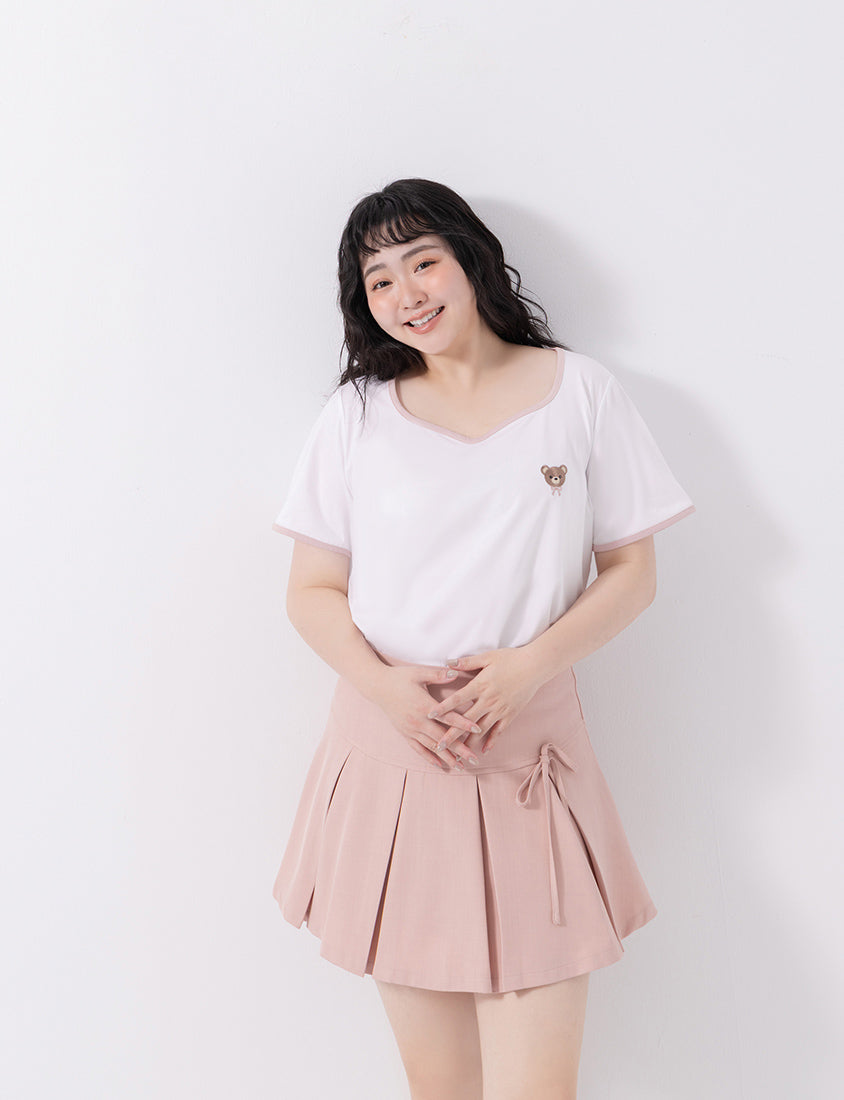 Instant Cooling Sorona Teddy Embroidered Plus Size Tee