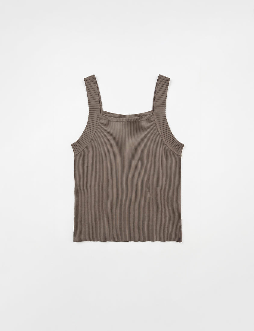 Zero Armpit Bulges Slimming Square Neck Knit Plus Size Tank Top