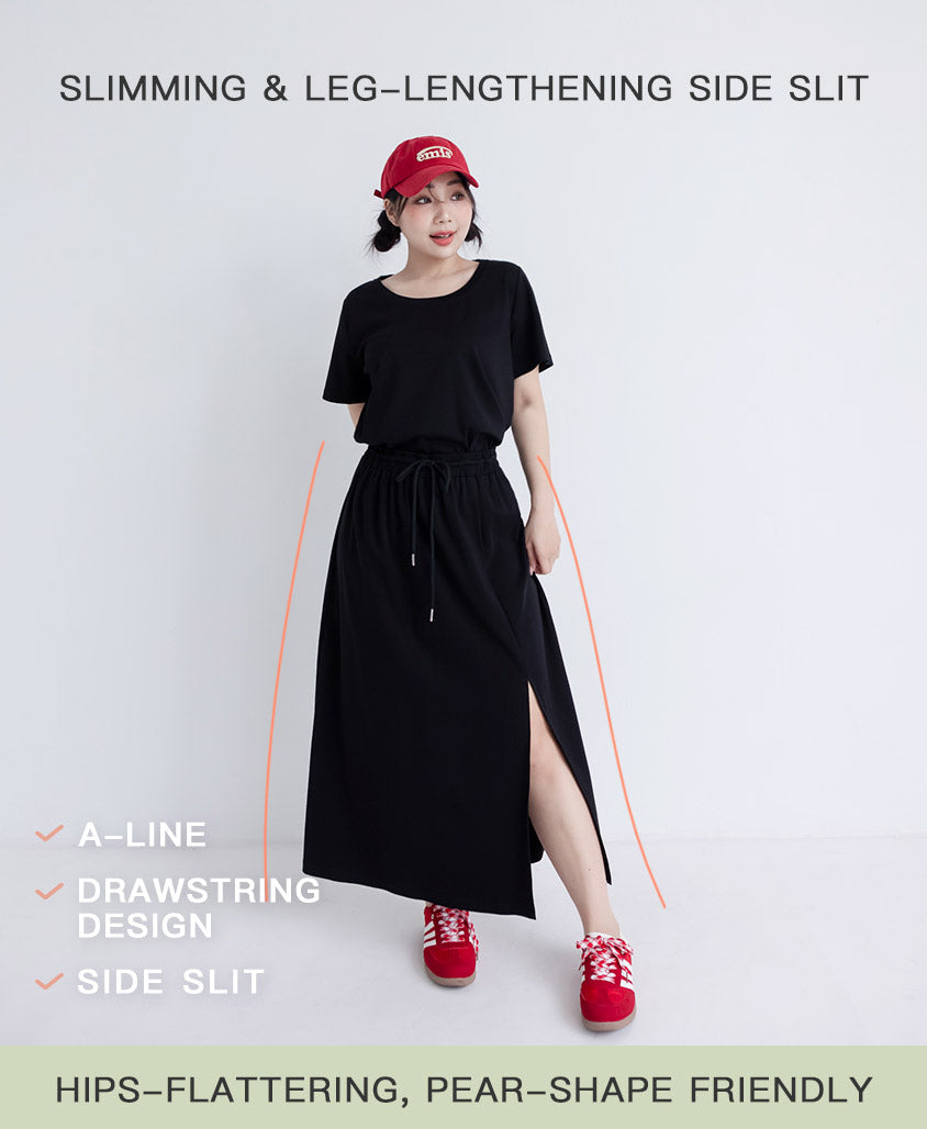 Silky Cool Liquid Touch Cotton Short Sleeve Plus Size Tee