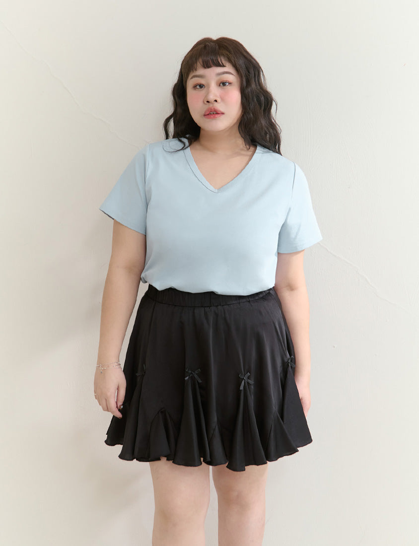 Upgraded 2.0! V-Neck Plus Size Slim Tee