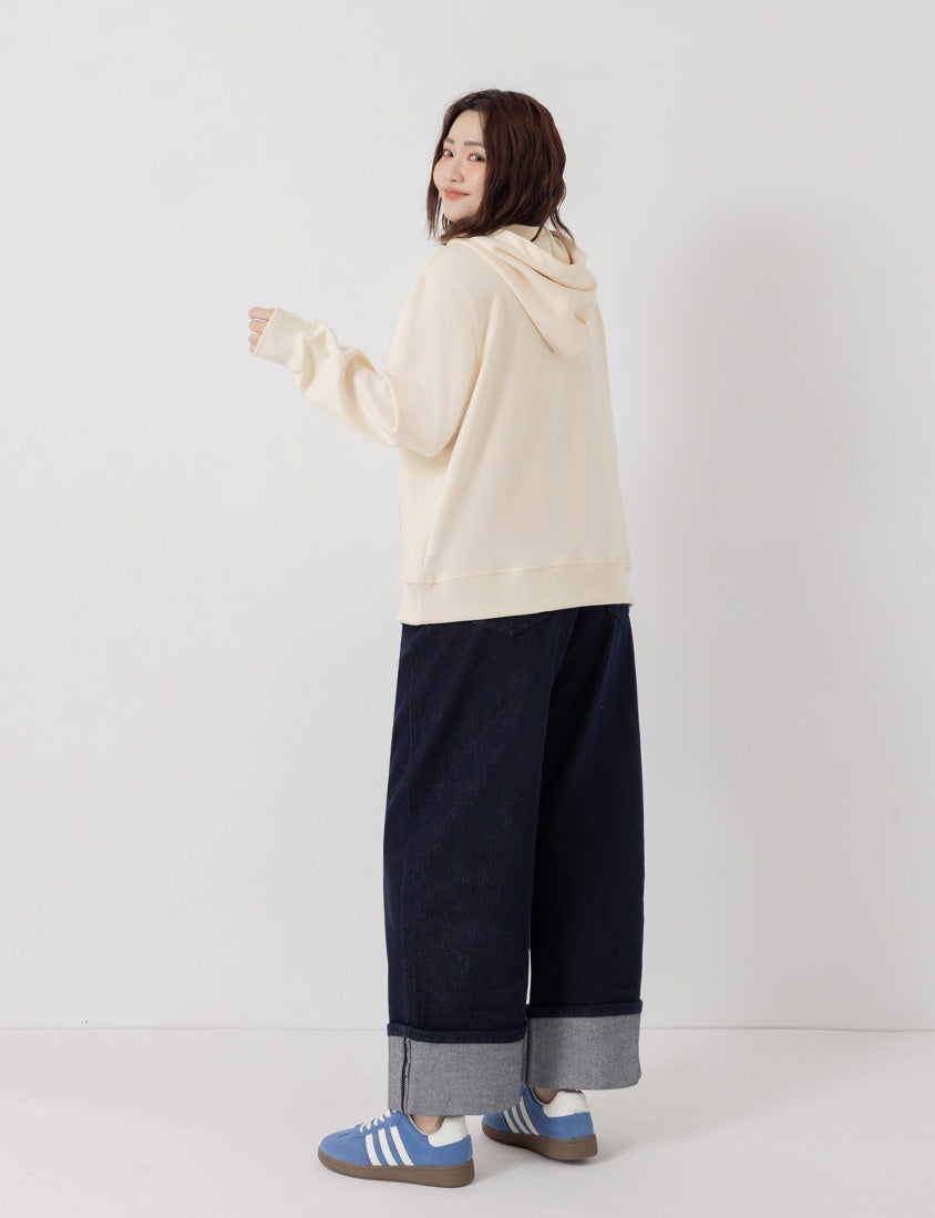 Lace Bow Cloud Cotton Plus Size Hoodie