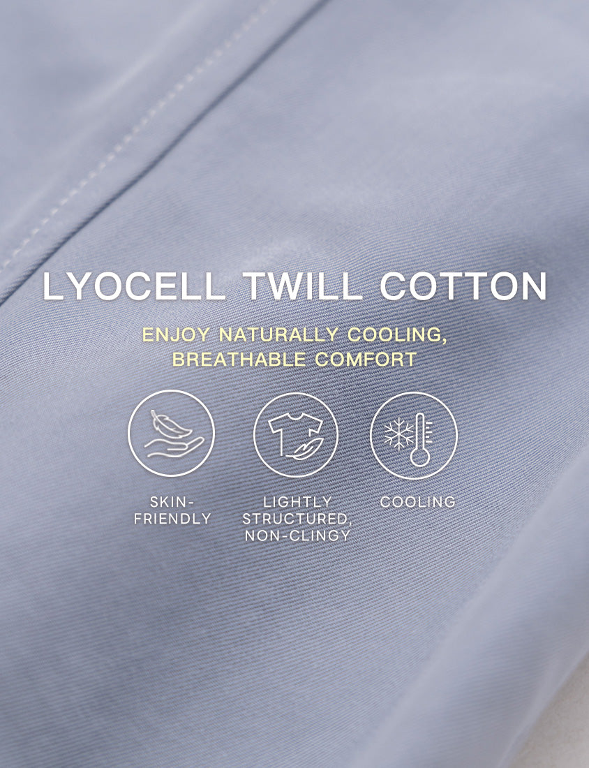 Cool Touch Lyocell Contrast Stitch Plus Size Shorts