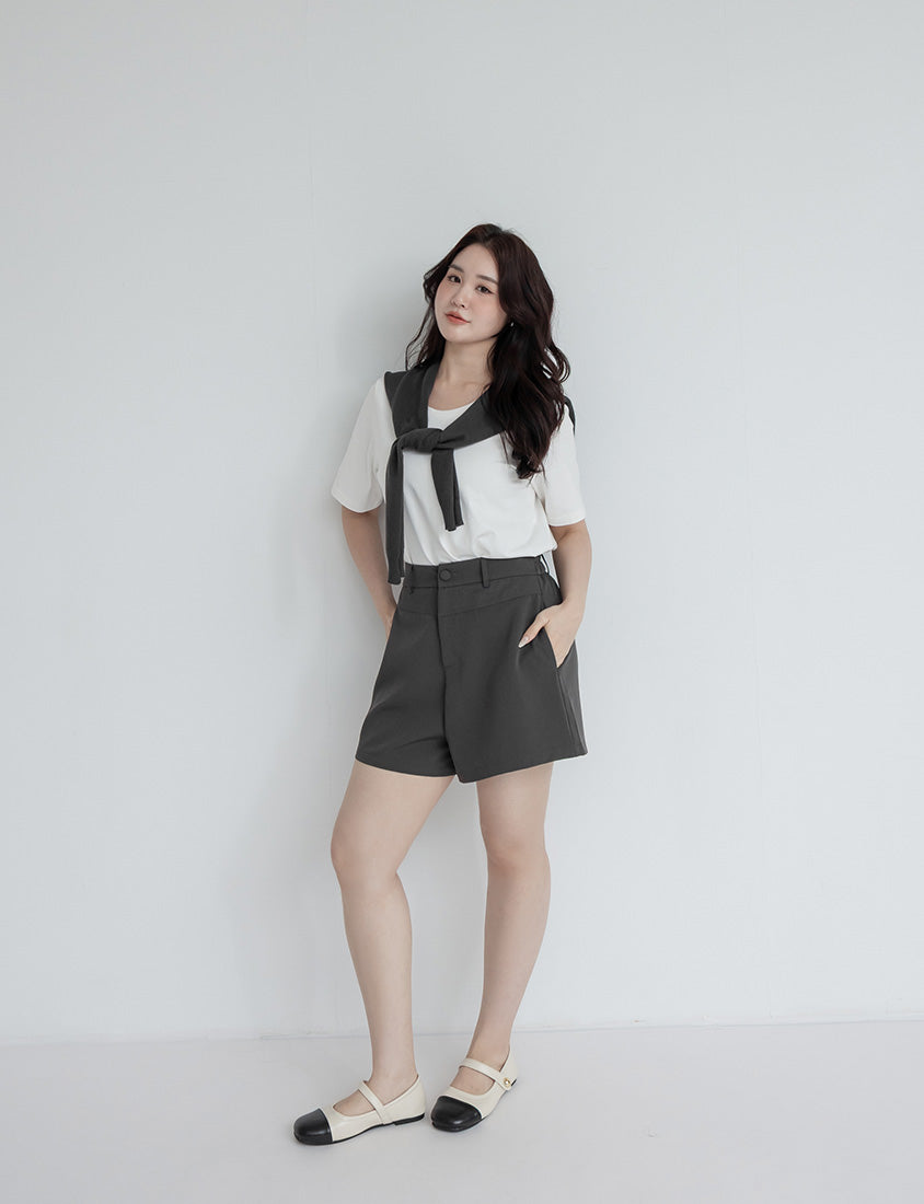 MISS. Summer Structured Plus Size Tailored Shorts