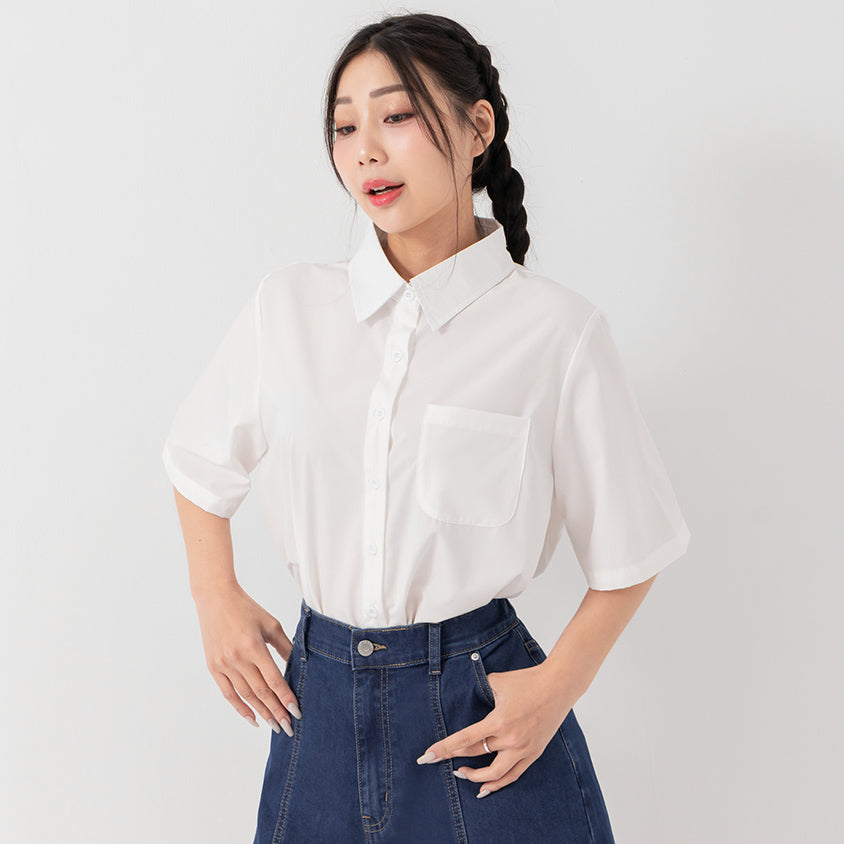 Instant Cooling Short Sleeve Plus Size Shirt