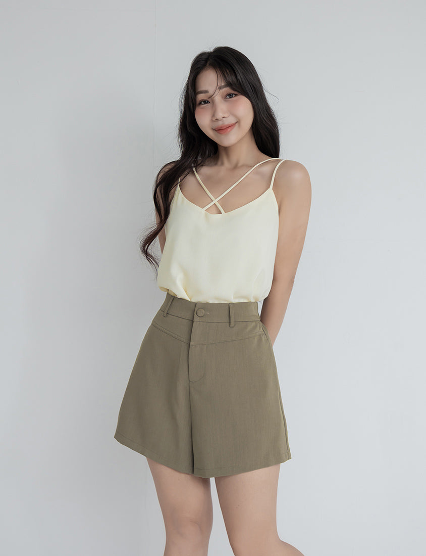 MISS. Summer Structured Plus Size Tailored Shorts