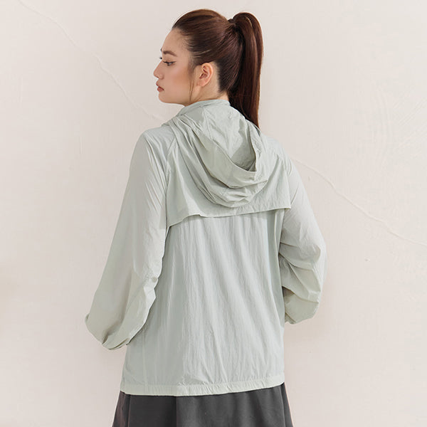 Instant Cooling UV-Protection Oversized Hooded Plus Size Jacket