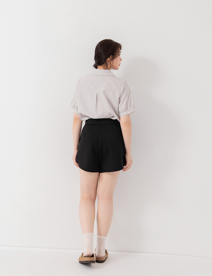 Standard Perfect Fit Structured Cloud Cotton Plus Size Shorts