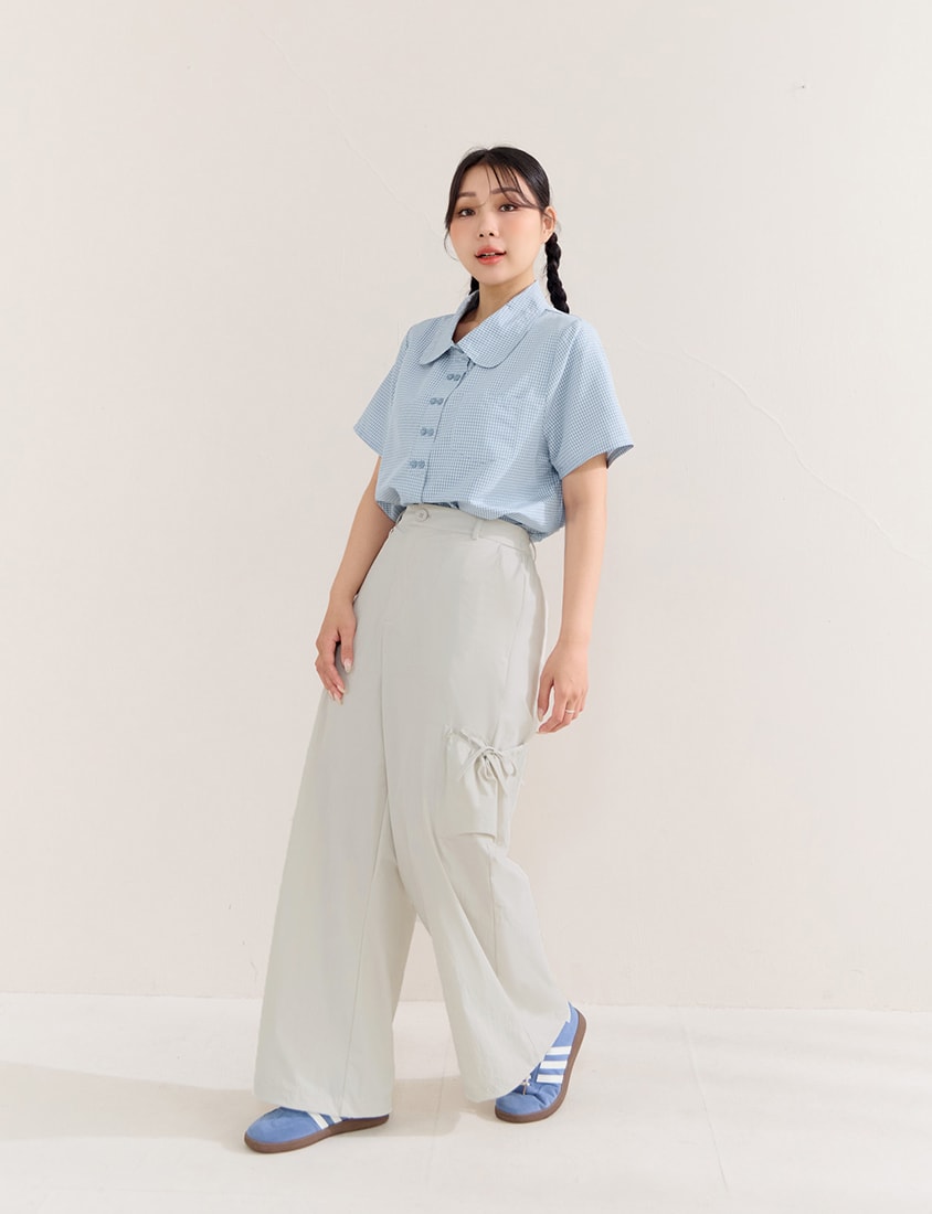 Instant Cooling UV-Protection Tie-Waist Plus Size Utility Pants