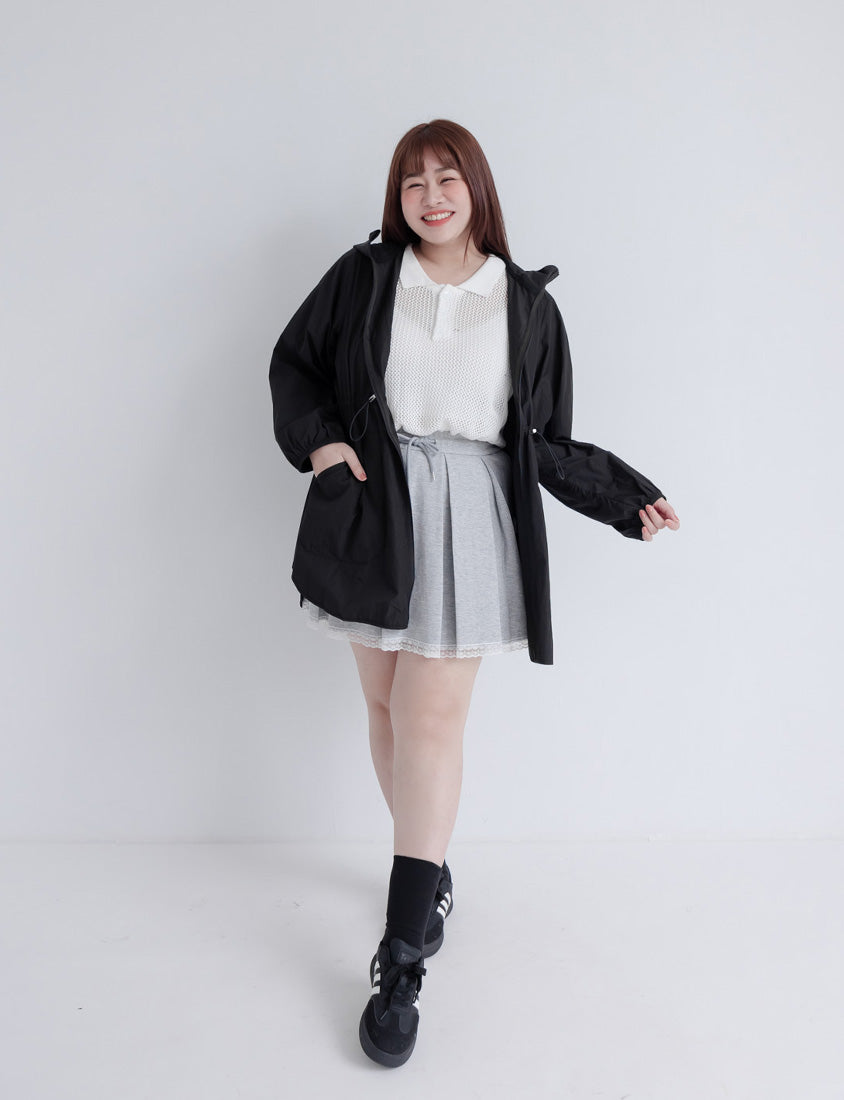 UV PRO+ Lightweight Functional Longline Utility Plus Size Jacket