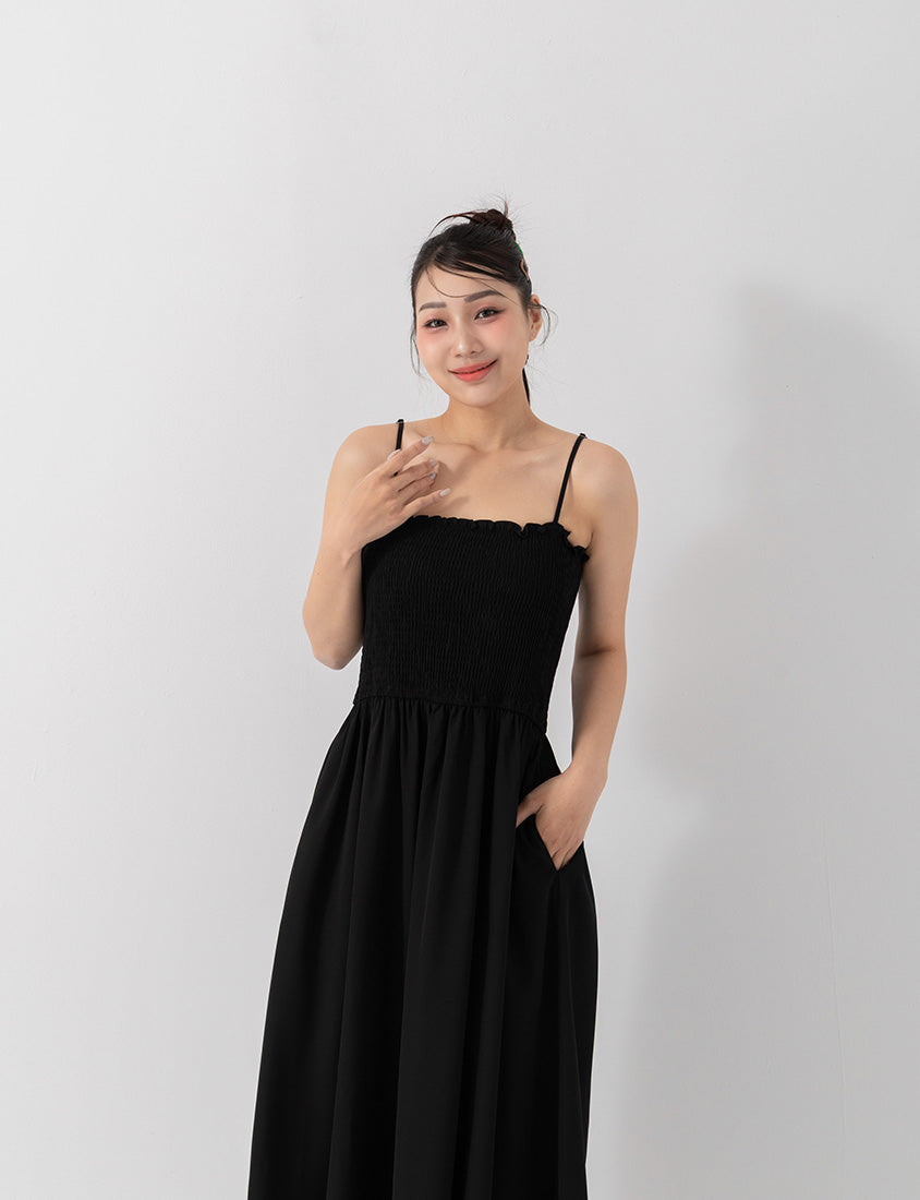Versatile Adjustable Strap Plus Size Maxi Dress