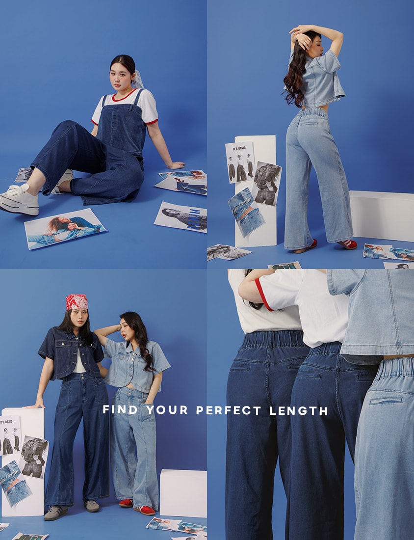 Lightweight Cloud Denim Zero-Restriction Plus Size Jeans (Short)