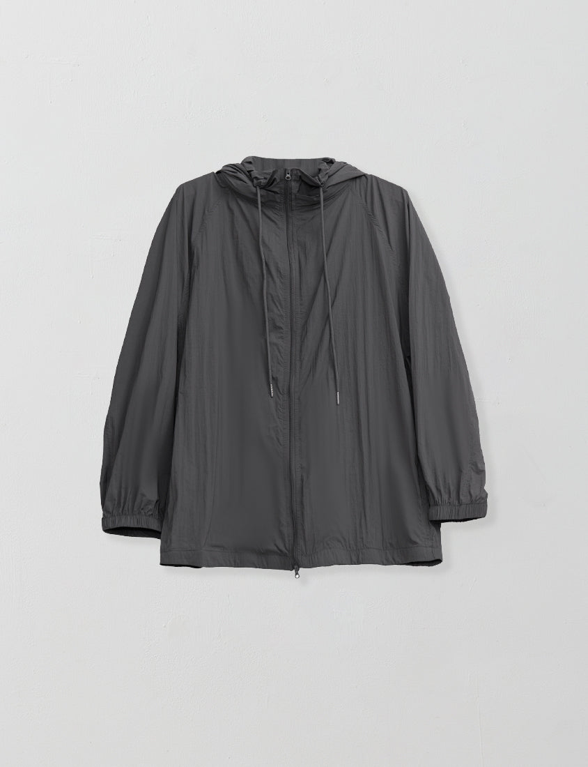 Instant Cooling UV-Protection Oversized Hooded Plus Size Jacket