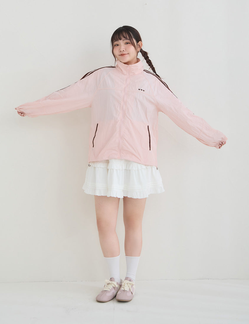 Instant Icy Cooling Contrast Sport Plus Size Jacket