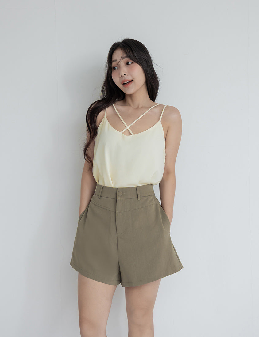 MISS. Summer Structured Plus Size Tailored Shorts