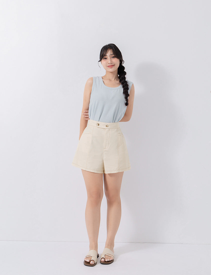 Versatile Square Neck Butterfly Embroidered Plus Size Tank Top