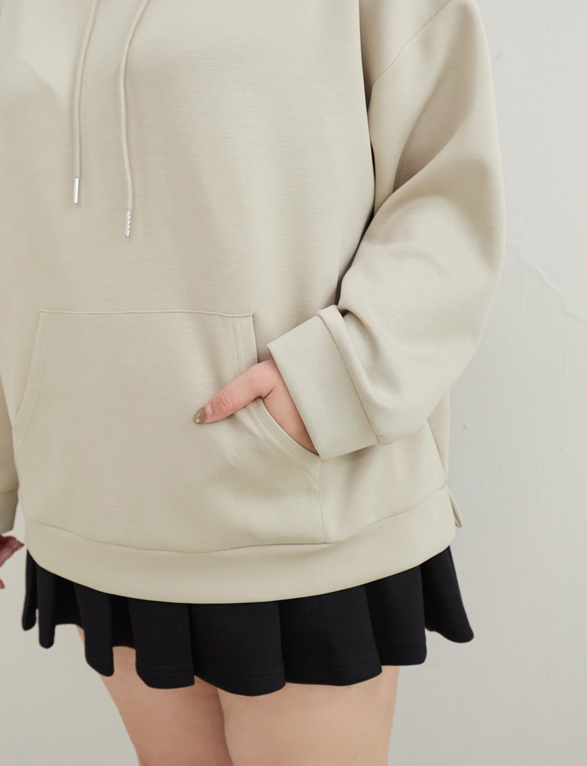 Sand Washed Cloud Cotton Oversize Plus Size Hoodie (Unisex)