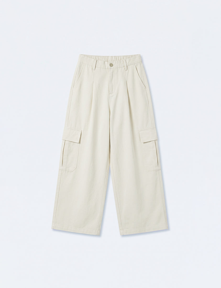 Cooling Lyocell Twill Cargo Plus Size Pants