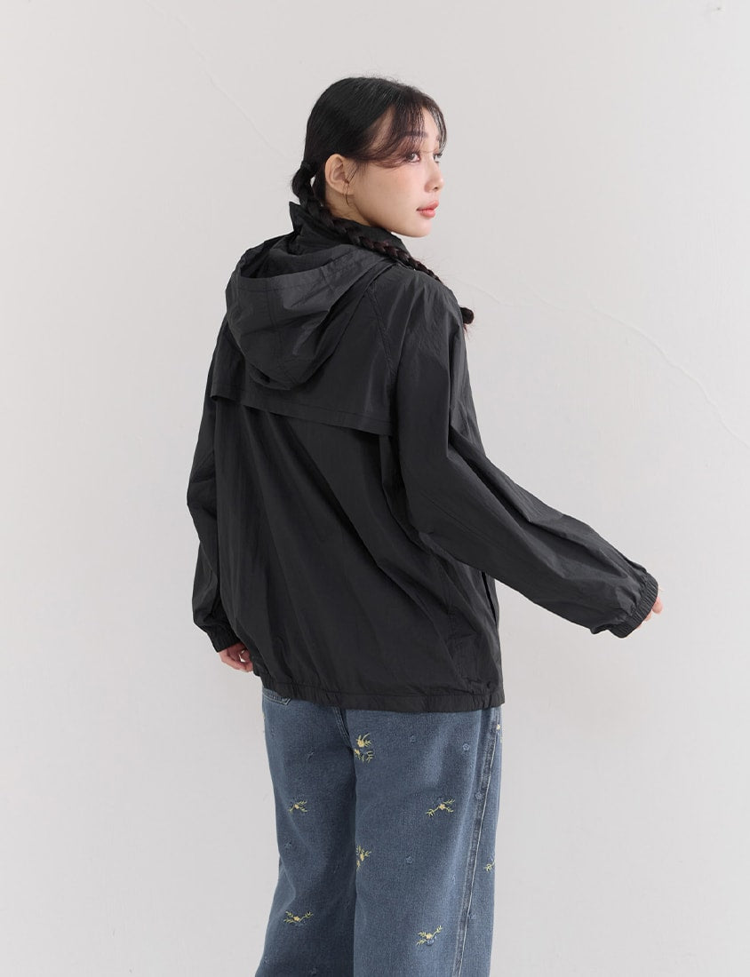 Instant Cooling UV-Protection Oversized Hooded Plus Size Jacket