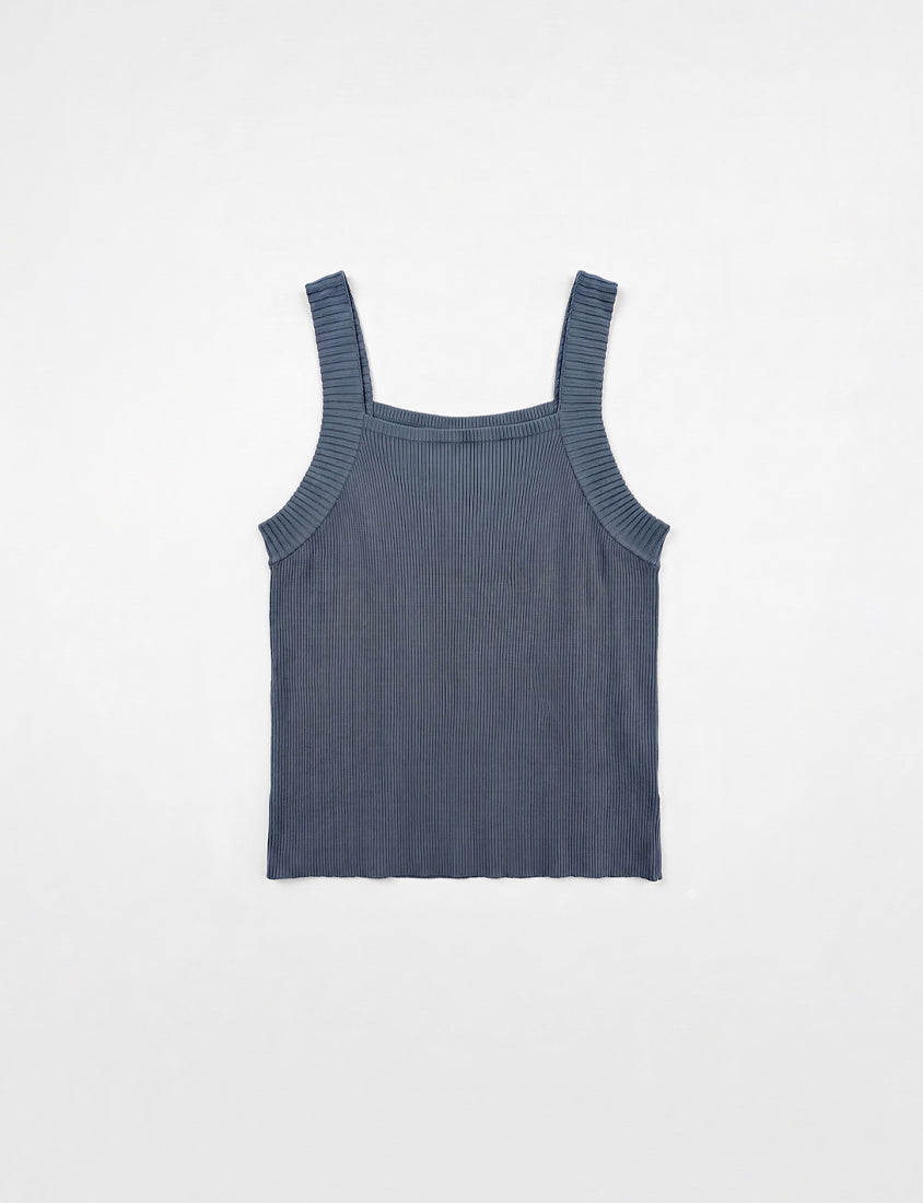 Zero Armpit Bulges Slimming Square Neck Knit Plus Size Tank Top
