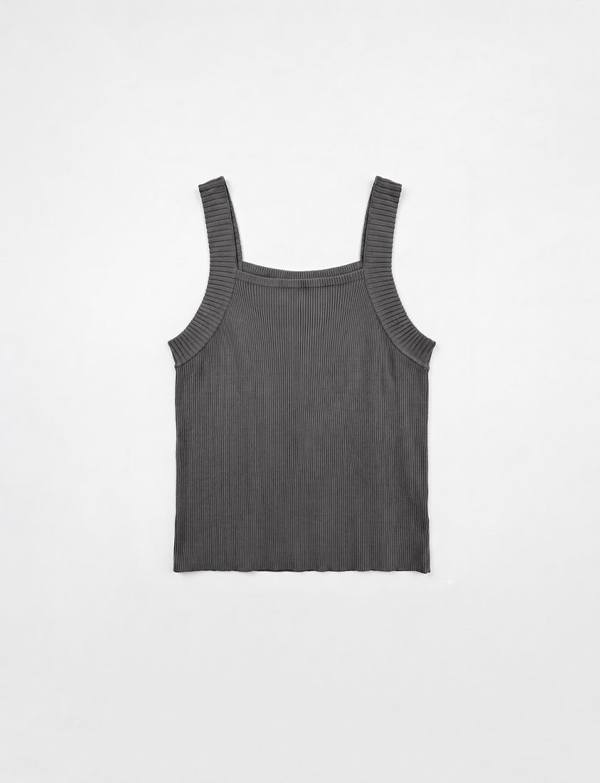 Zero Armpit Bulges Slimming Square Neck Knit Plus Size Tank Top
