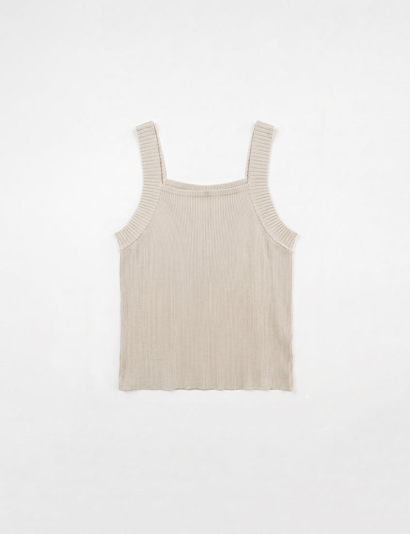 Zero Armpit Bulges Slimming Square Neck Knit Plus Size Tank Top