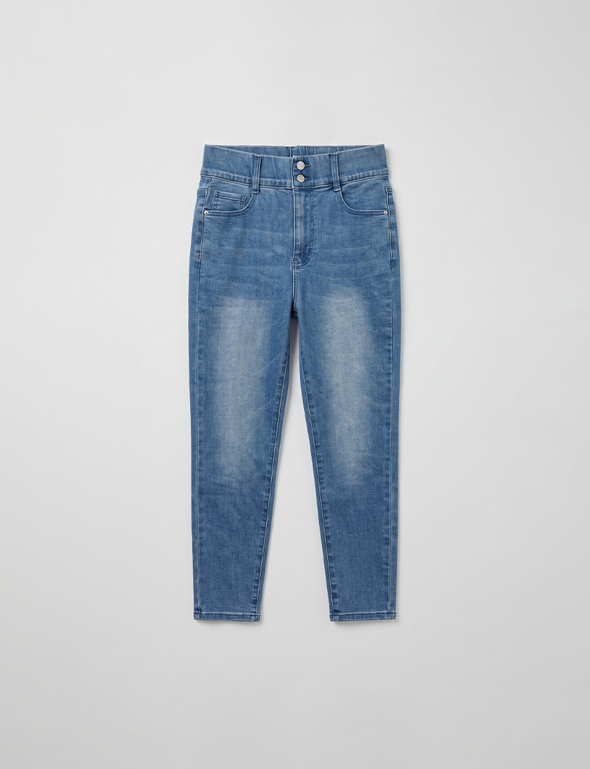 Push-Up High Waist Tummy-Control Plus Size Jeans