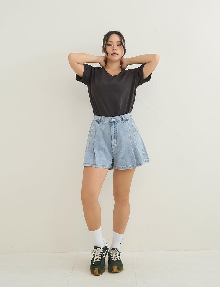 Silky Cool Sorona Mesh Panel Plus Size Tee