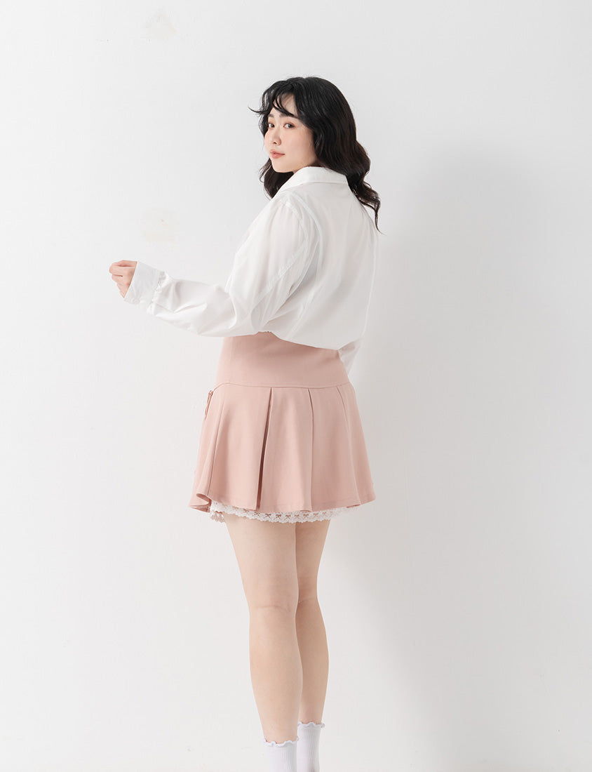 Apple-Shaped Friendly! Perfect Fit Seamed Versatile Plus Size Shirt